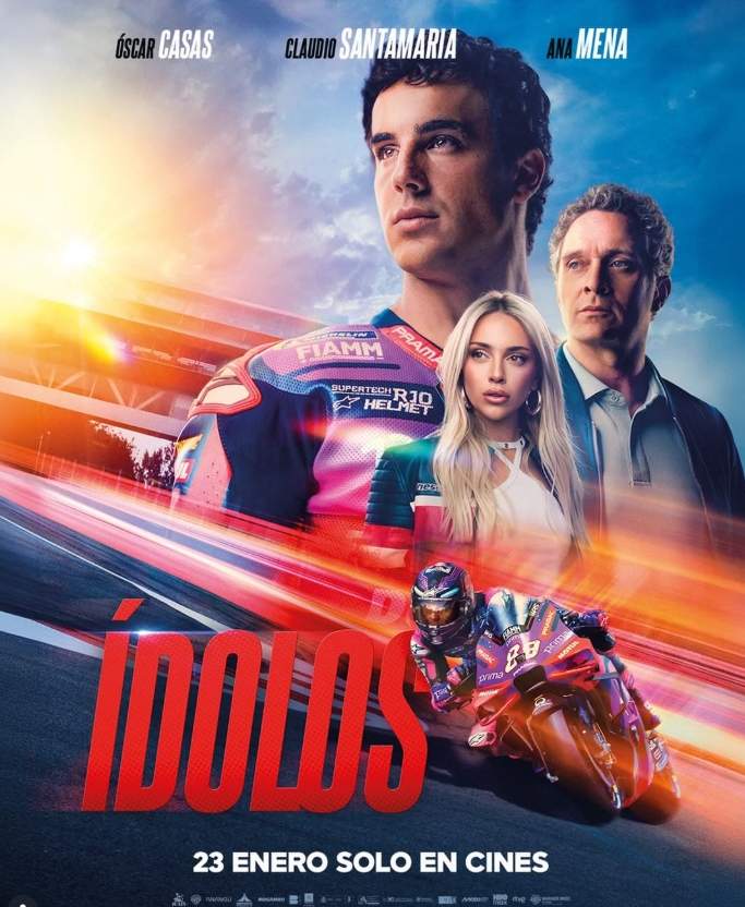 Cartel Ídolos, película Óscar Casas y Ana Mena