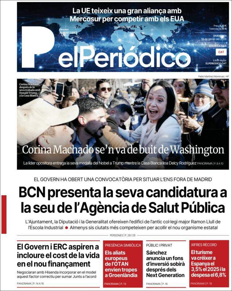 El Periodico, 16 gener 2026