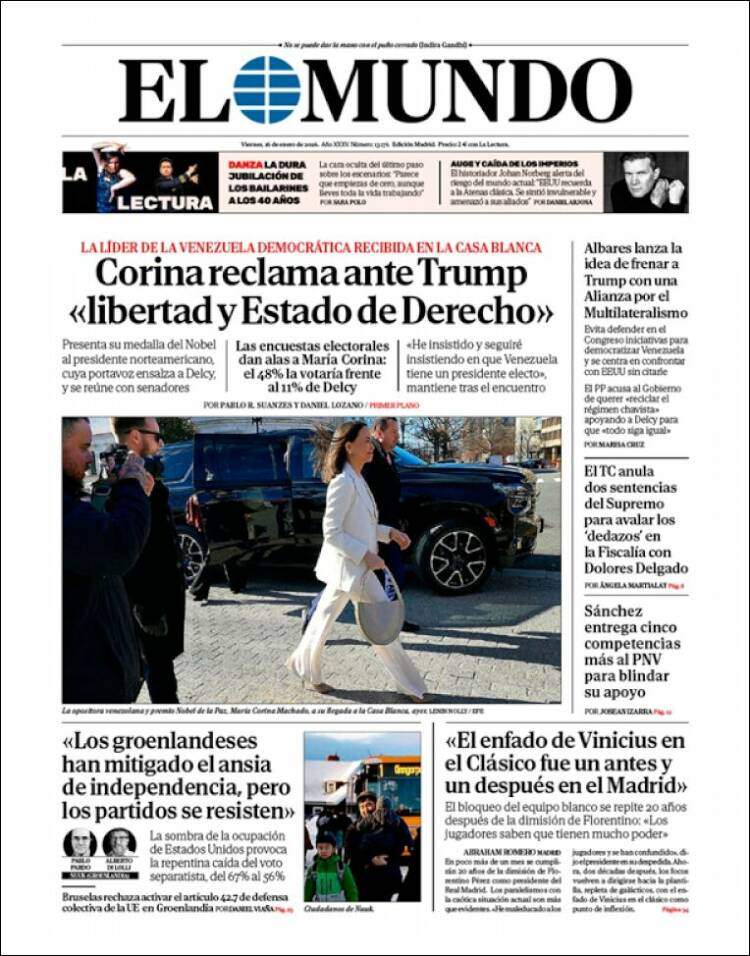 El Mundo, 16 gener 2026