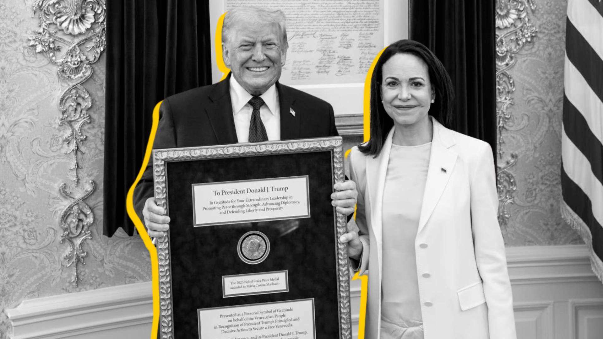 Donald Trump i Maria Corina / Efe