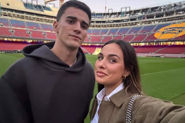 Gavi con su hermana Aurora   Instagram (2)