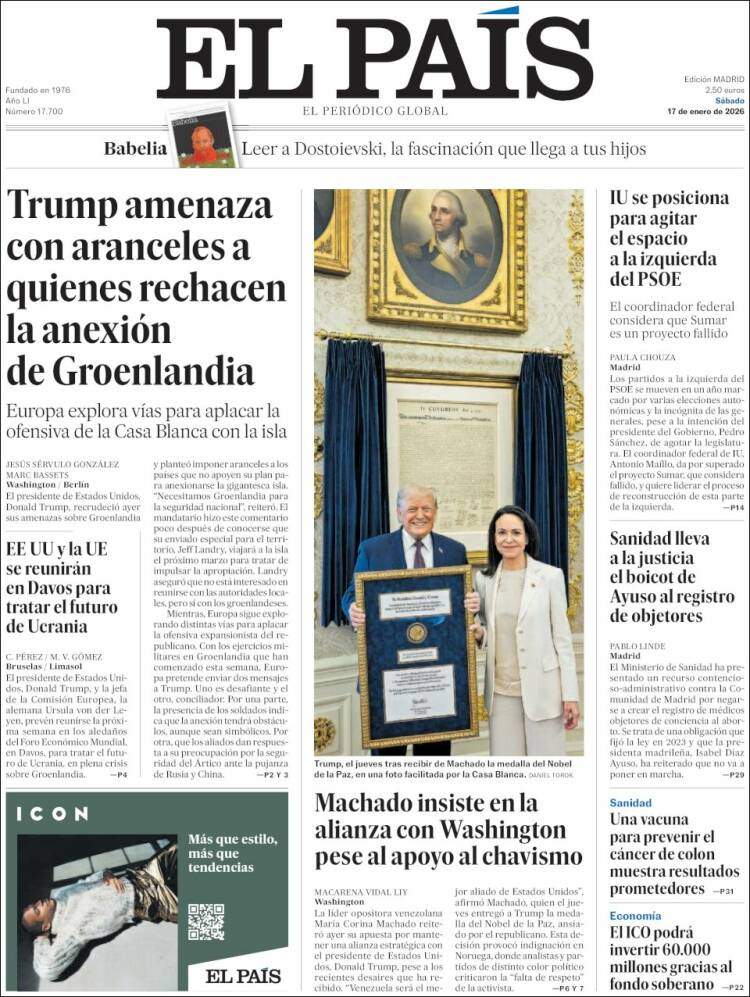 'El Pais' 17 