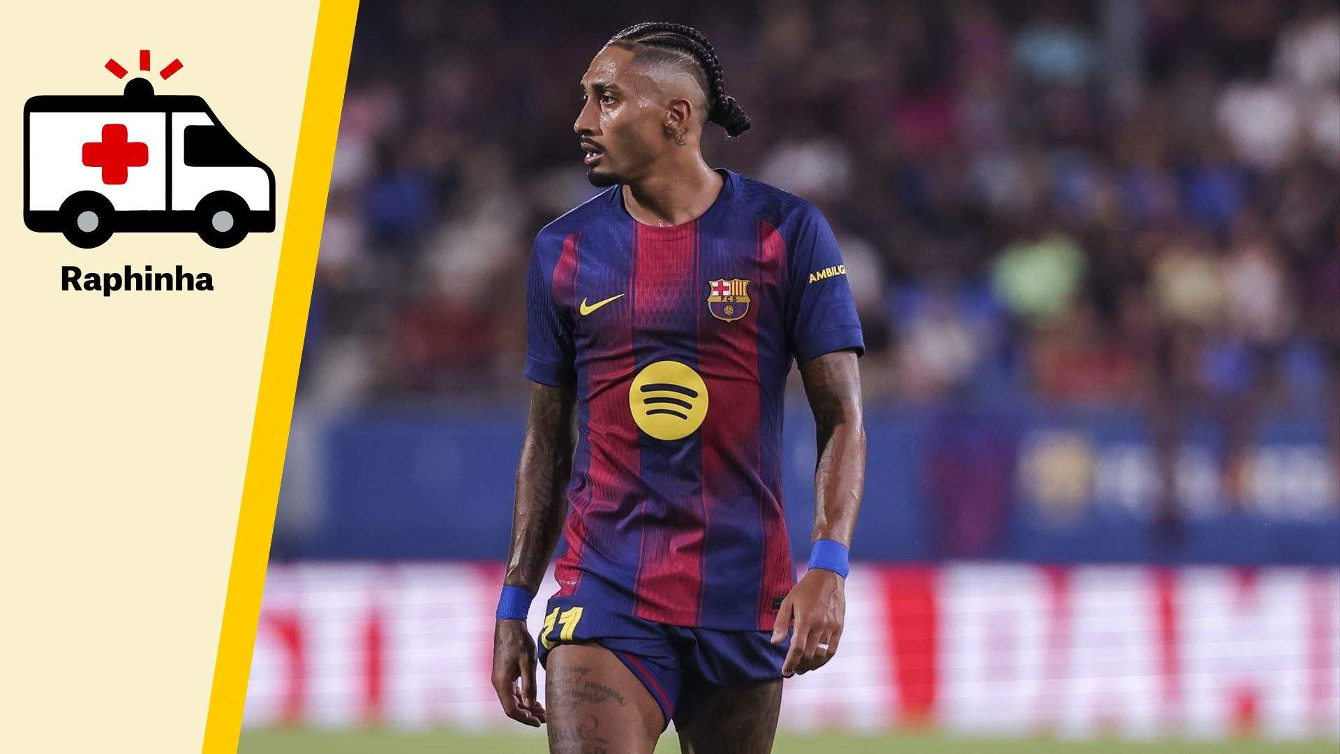 Lesión de Raphinha: qué le pasa, qué lesión tiene y cuánto tiempo estará de baja con el Barça