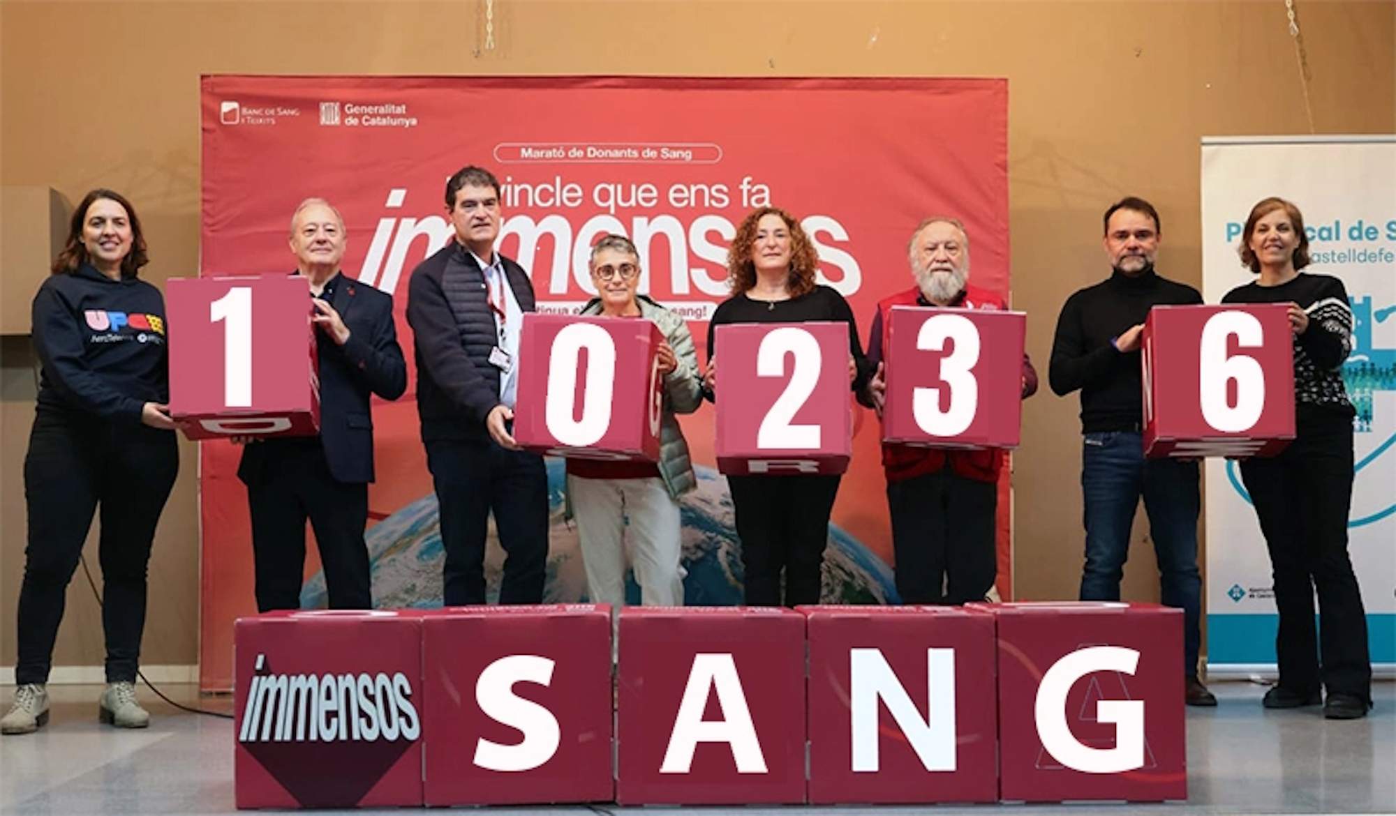 La Marató de Donants de Sang supera les 10.000 donacions, però destaca la falta de donants joves