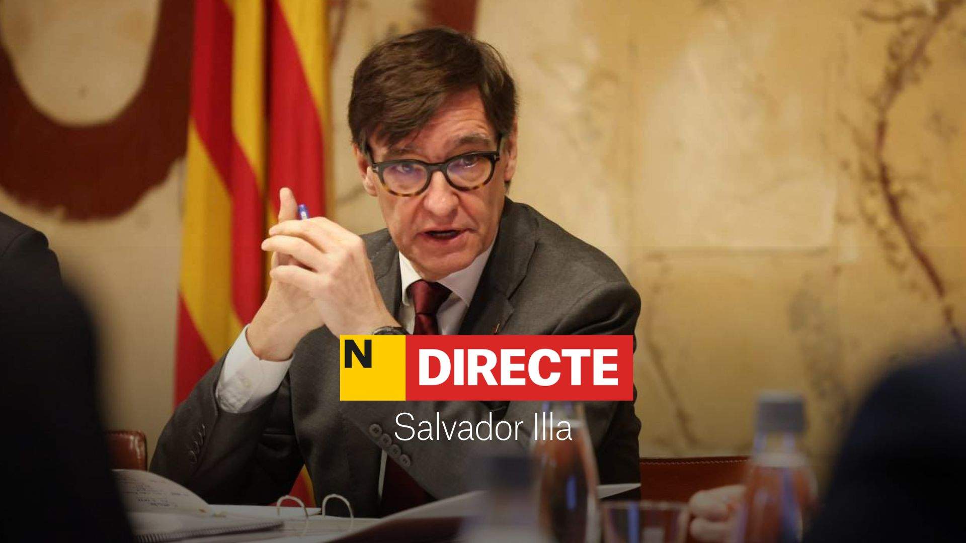 Roda de premsa sobre l'hospitalització del president Illa, DIRECTE | Segueix l'última hora