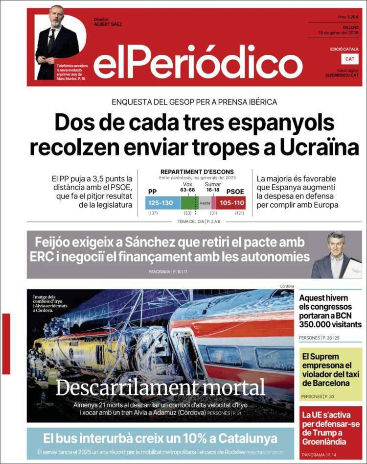 El Periodico, 19 gener 2026