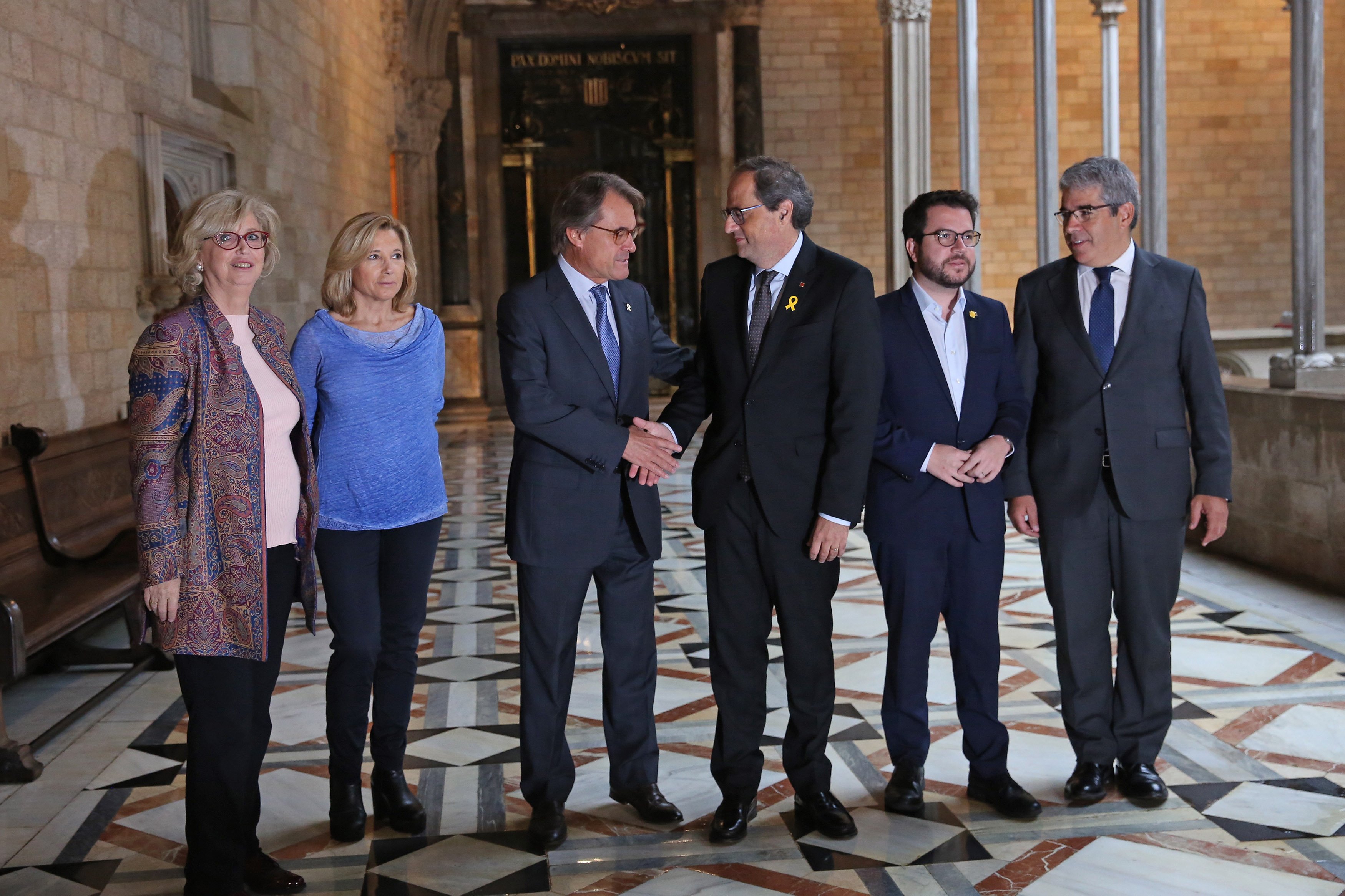 El Govern dona suport a Mas, Ortega, Rigau i Homs davant del nou judici pel 9-N