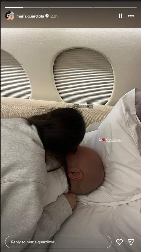 Felicitación de Maria Guardiola a Pep Guardiola / Instagram