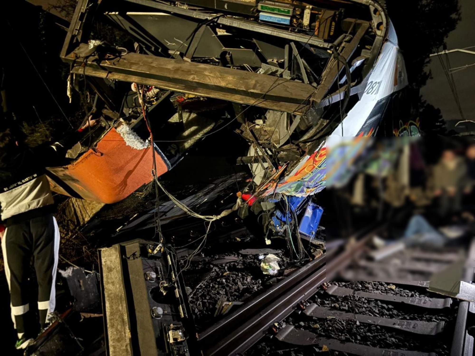 Un muerto y varios heridos muy graves en el choque de un tren R4 de Cercanías contra un muro cerca de Gelida