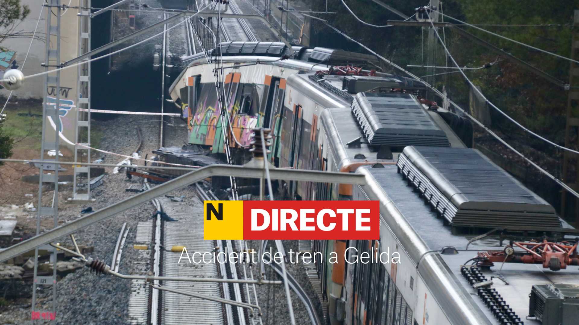 Accident de tren a Gelida, DIRECTE | Última hora del servei de Rodalies a Catalunya