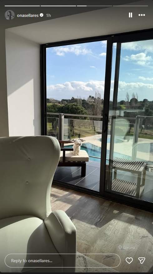 Ona Sellares ja instal·lada a Girona / Instagram