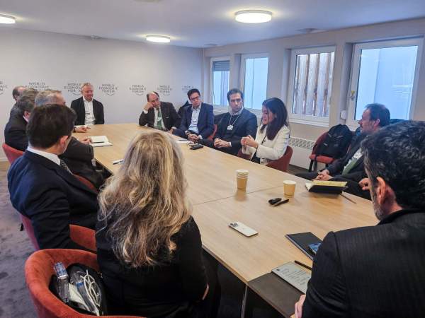 Cuerpo directivos IBEX35 Davos 2026