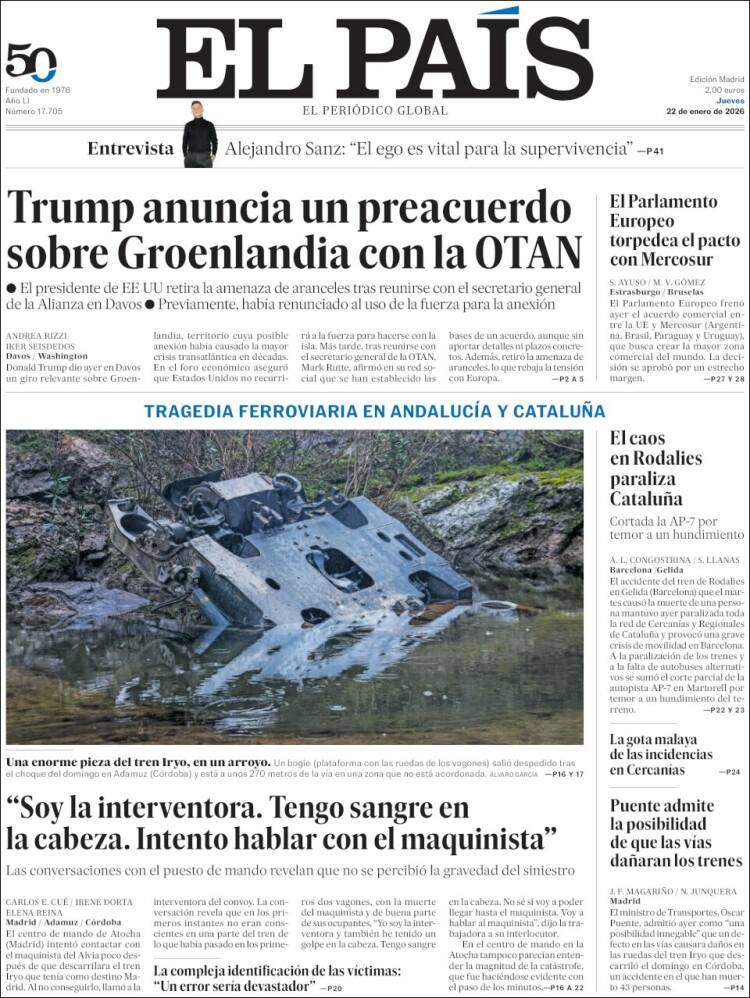 El Pais, 22 gener 2026 El Pais, 22 gener 2026