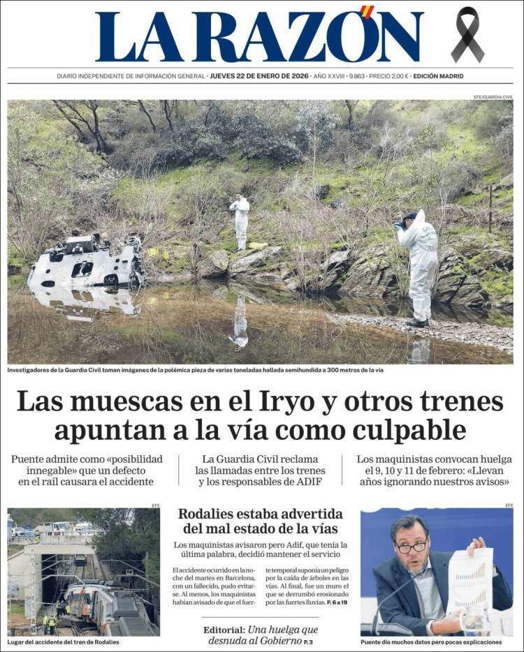 La Razon, 22 gener 2026 La Razon, 22 gener 2026