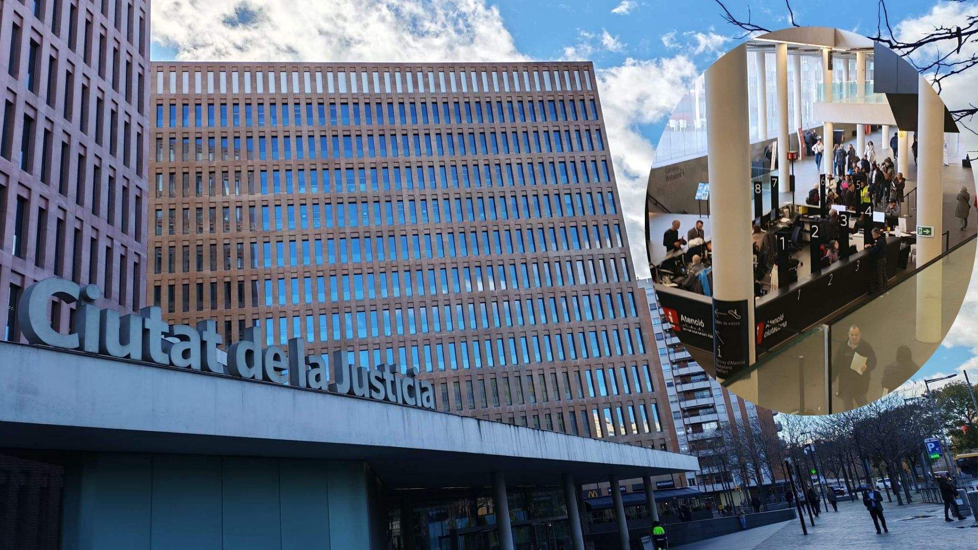 La Ciutat de la Justícia de Barcelona es queda petita amb la llei d'eficiència: Justícia busca espais