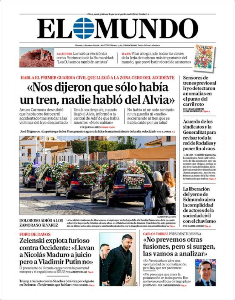 El Mundo, 23 gener 2026 El Mundo, 23 gener 2026