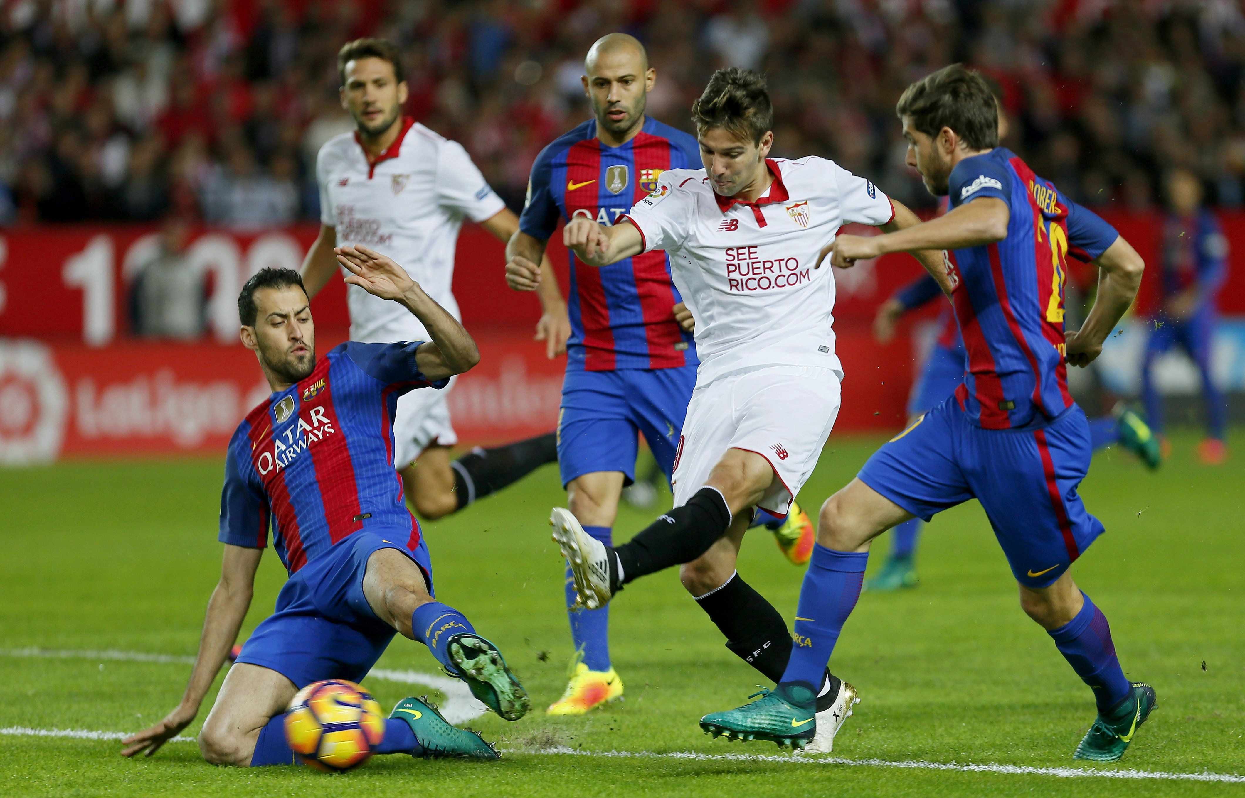 Horario y televisión del Barça-Sevilla de la Liga Santander
