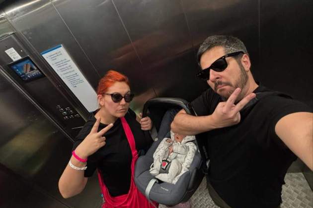 Los padres y Guillem / Instagram