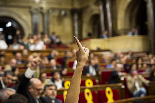 Ple Parlament perdua majoria diputats suspesos votacions - Sergi Alcàzar