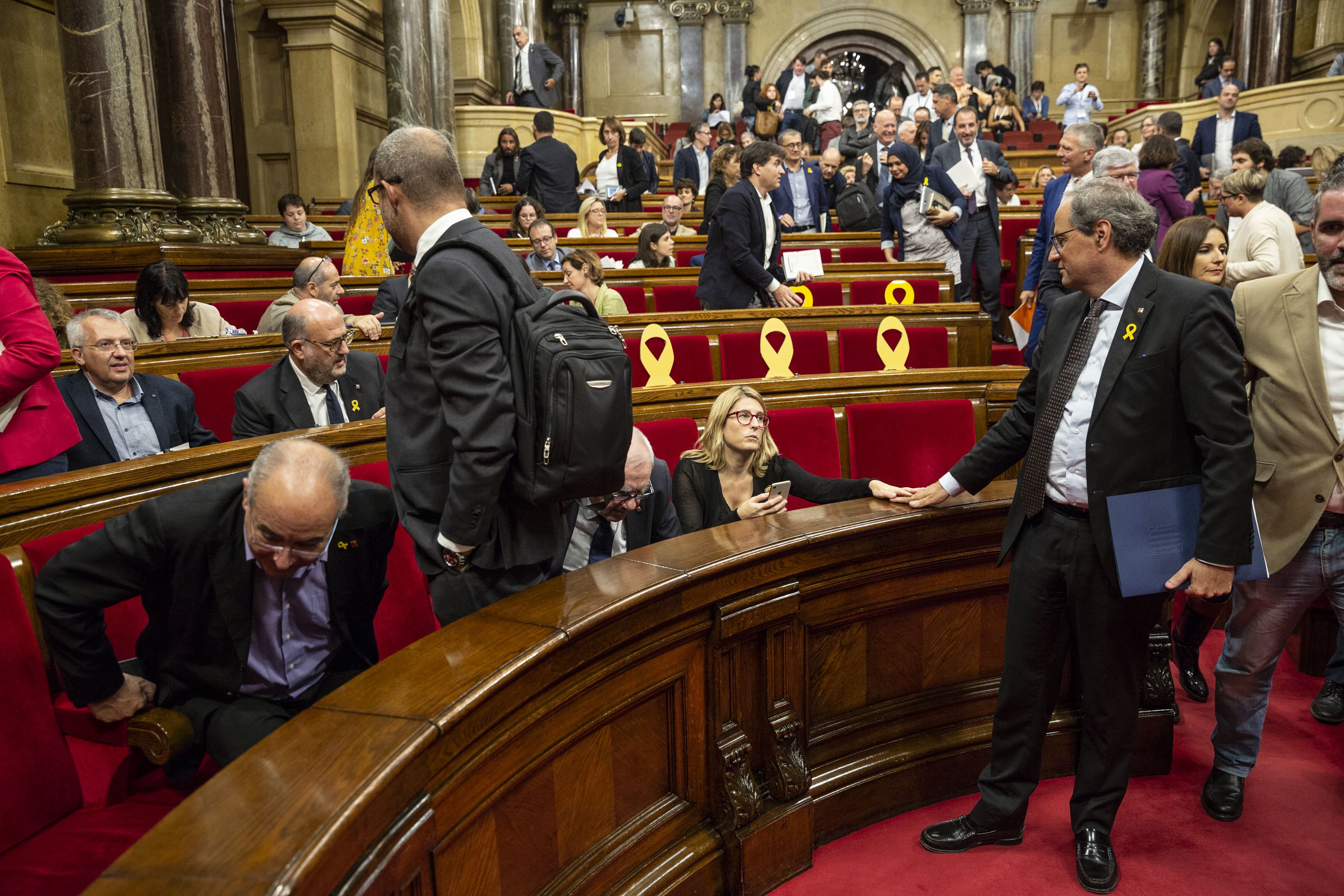 La pérdida de la mayoría impide ratificar el derecho de autodeterminación en el Parlament