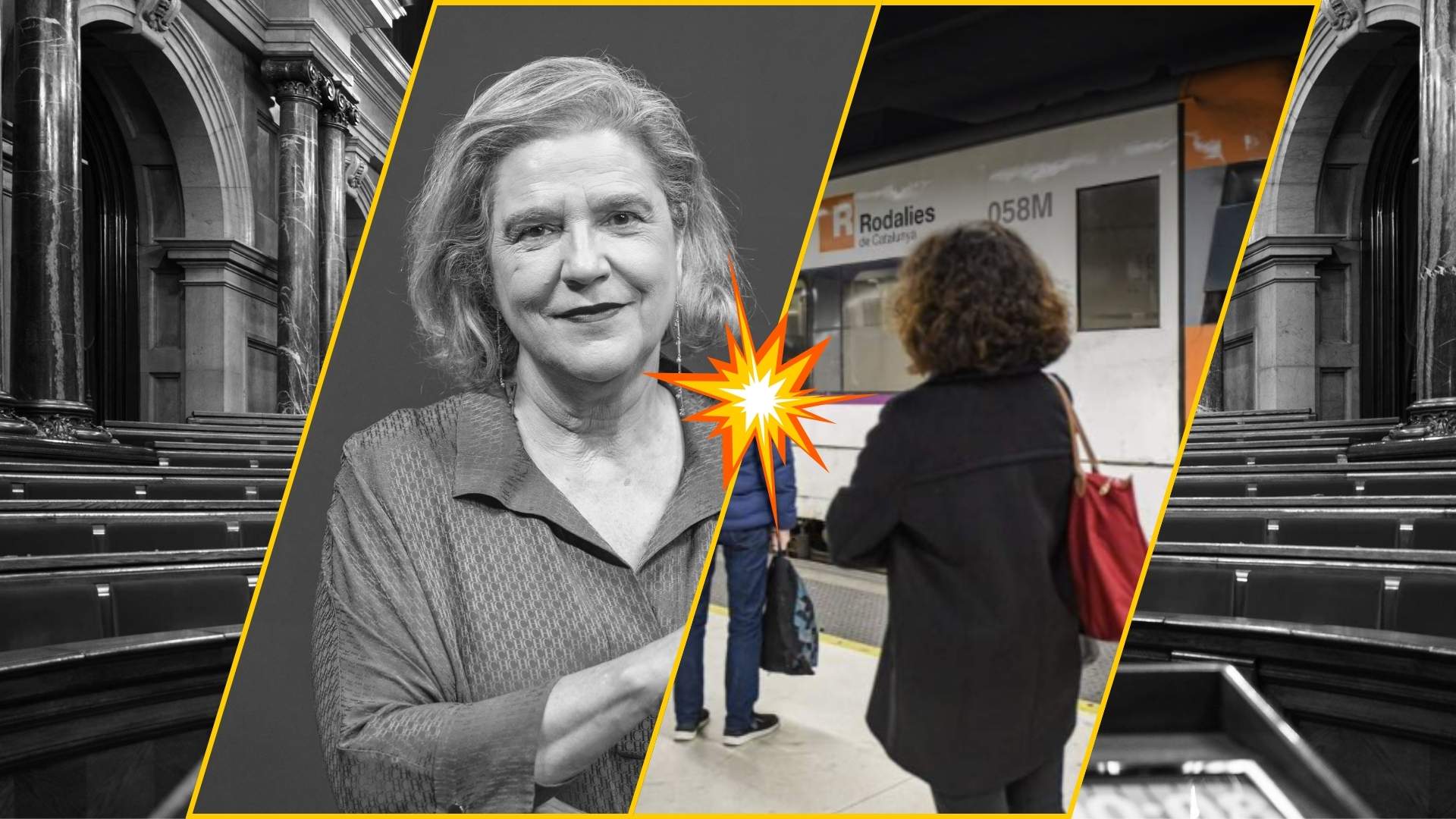 La réplica de Rahola al caos de la R1 de Rodalies: "Nos hacen daño permanentemente. ¡Basta! ¡Vergüenza!"