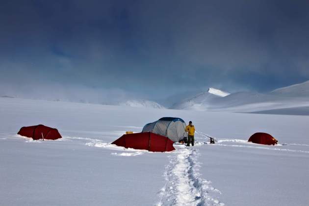 Campament Sergi Pla Groenlàndia / Santiago Giralt