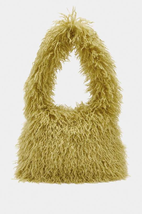 bolso tote efecto pelo 