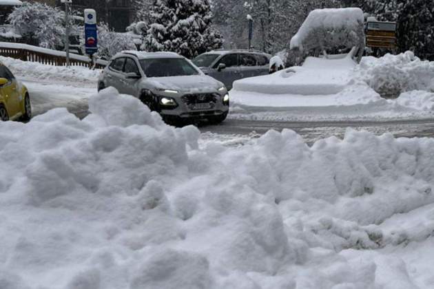 Gruixos de neu acumulats a Andorra/ Foto: Jairo Aguado