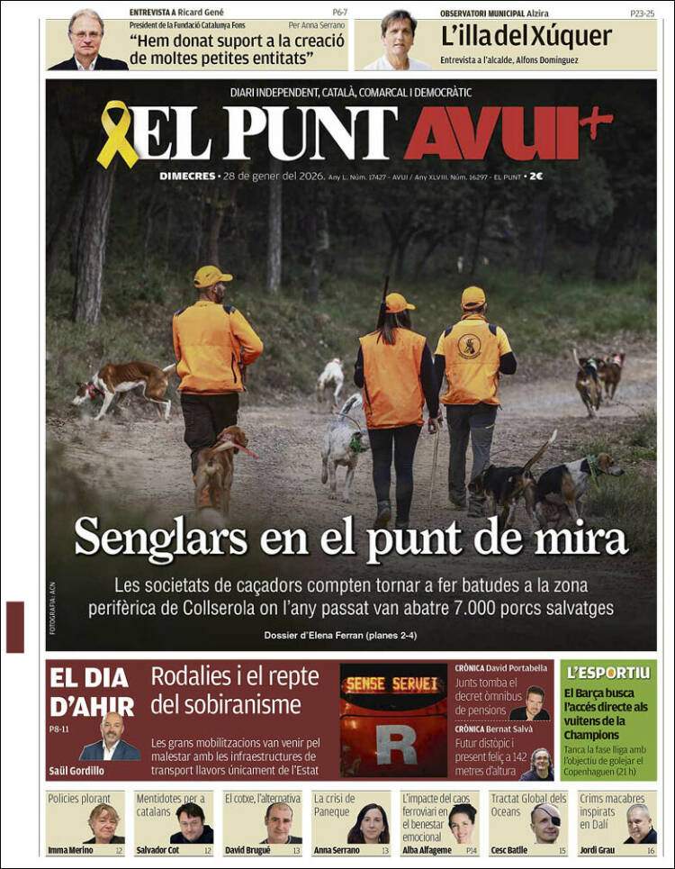 Porta 'El Punt Avui'