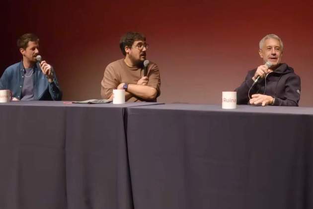 Sergio Dalma, amb Ignasi Taltavull i Tomàs Fuentes a 'La Ruina' Sergio Dalma, amb Ignasi Taltavull i Tomàs Fuentes a 'La Ruina'