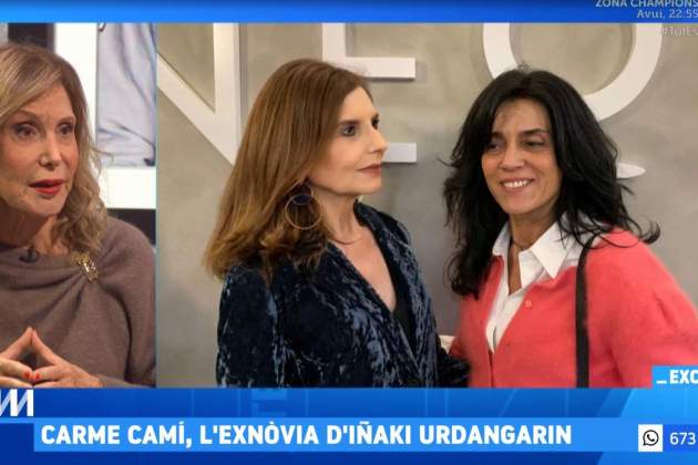 Pilar Eyre parlant de Carme Camí, a la dreta, ex d'Iñaki Urdangarin al 'Tot es mou' de TV3 Pilar Eyre parlant de Carme Camí, a la dreta, ex d'Iñaki Urdangarin al 'Tot es mou' de TV3