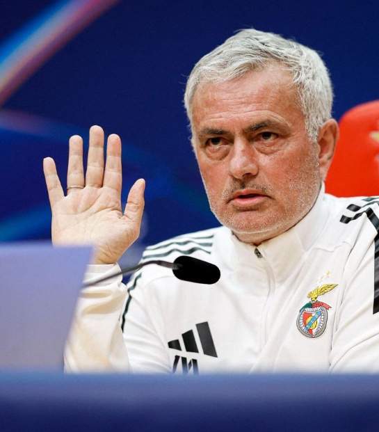 Jose Mourinho, en la prèvia del Benfica Reial Madrid Jose Mourinho, en la prèvia del Benfica Reial Madrid