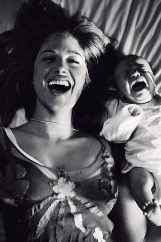 Martina Klein, con su hijo Pablo, cuando era un bebé IG