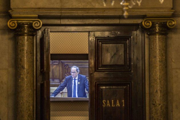 Sessio de contro Quim Torra pantalla - Sergi Alcazar Sessio de contro Quim Torra pantalla - Sergi Alcazar