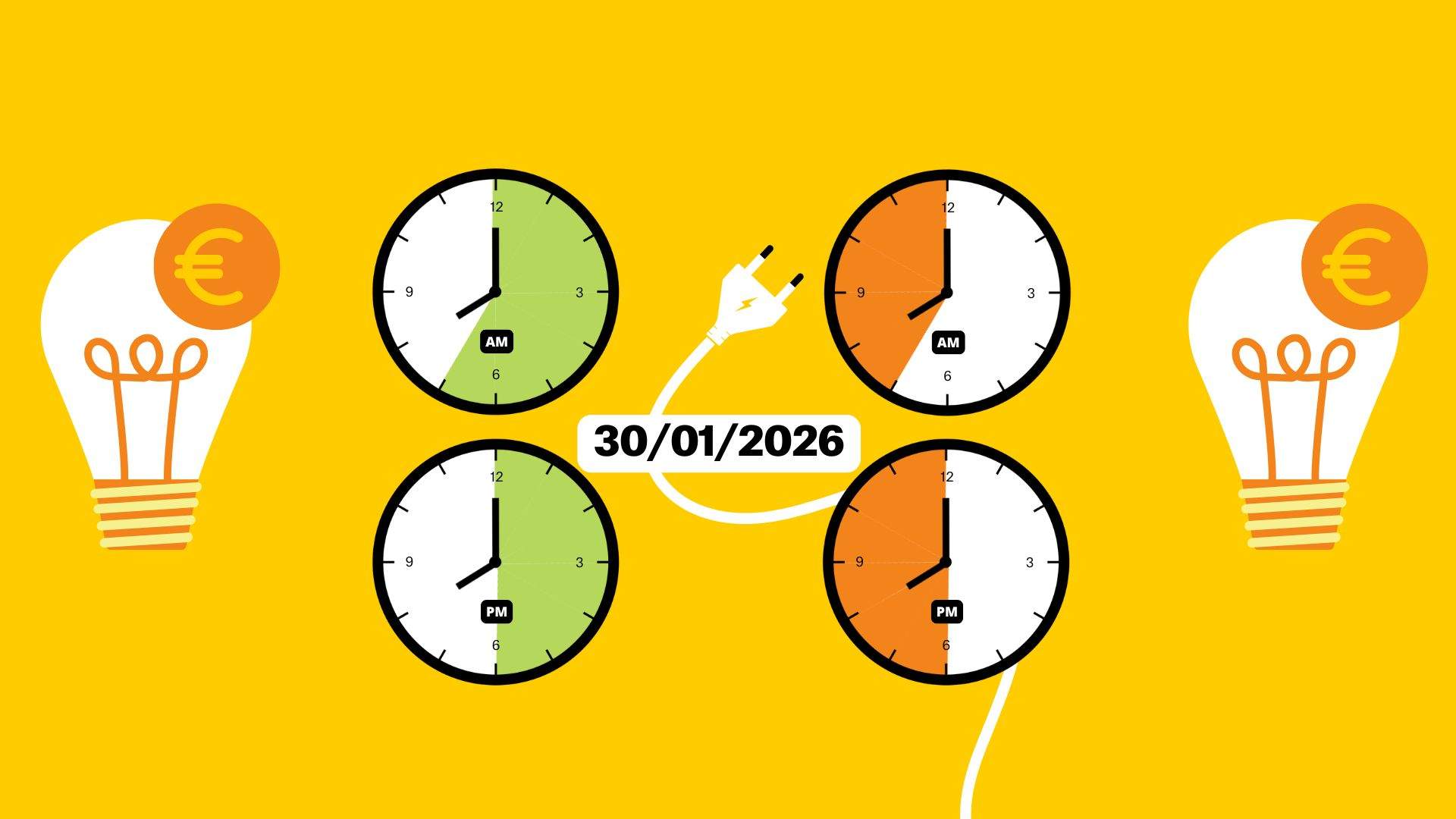 Precio de la luz de hoy, viernes 30 de enero, por horas: ¿cuándo es más barato poner la lavadora?