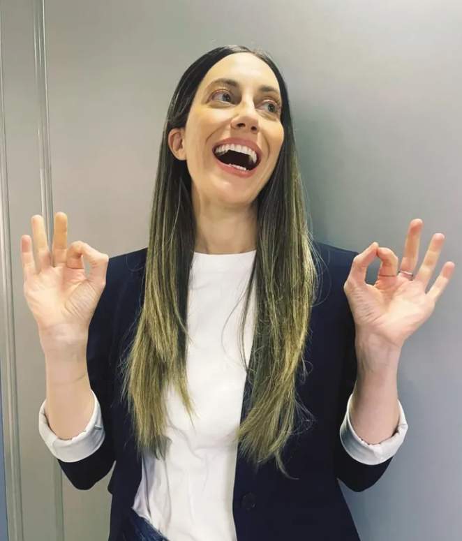 Cristina Gallego, imitant Míriam Nogueras IG Cristina Gallego, imitant Míriam Nogueras IG