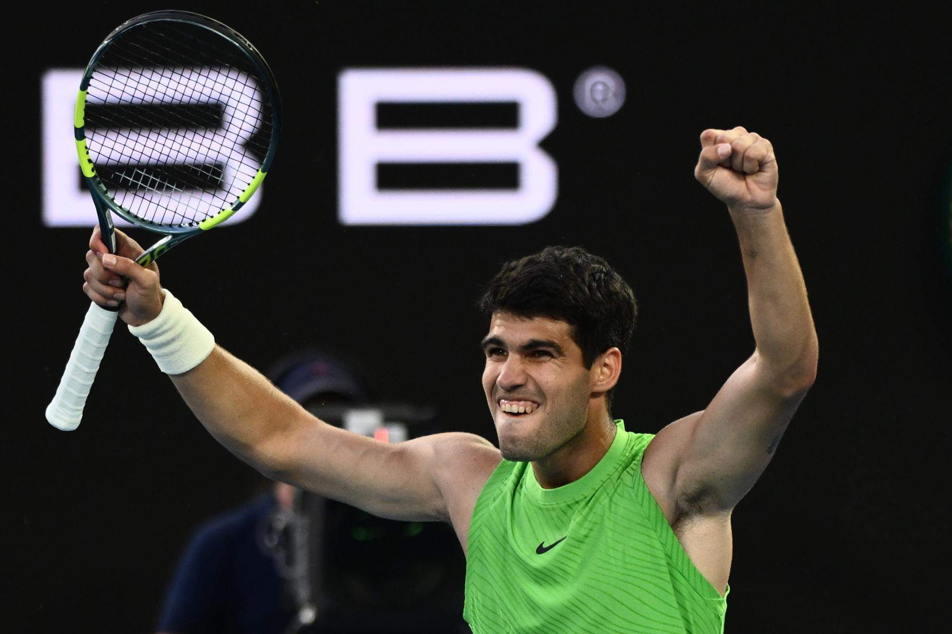 Carlos Alcaraz se alía con la épica para tumbar a Zverev y llegar a la final del Open de Australia