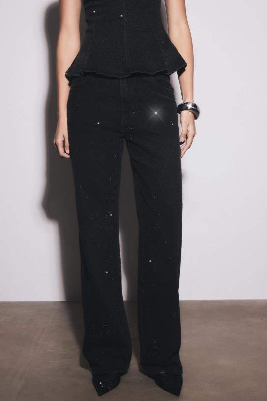 pantalons stradivarius amb brillantor