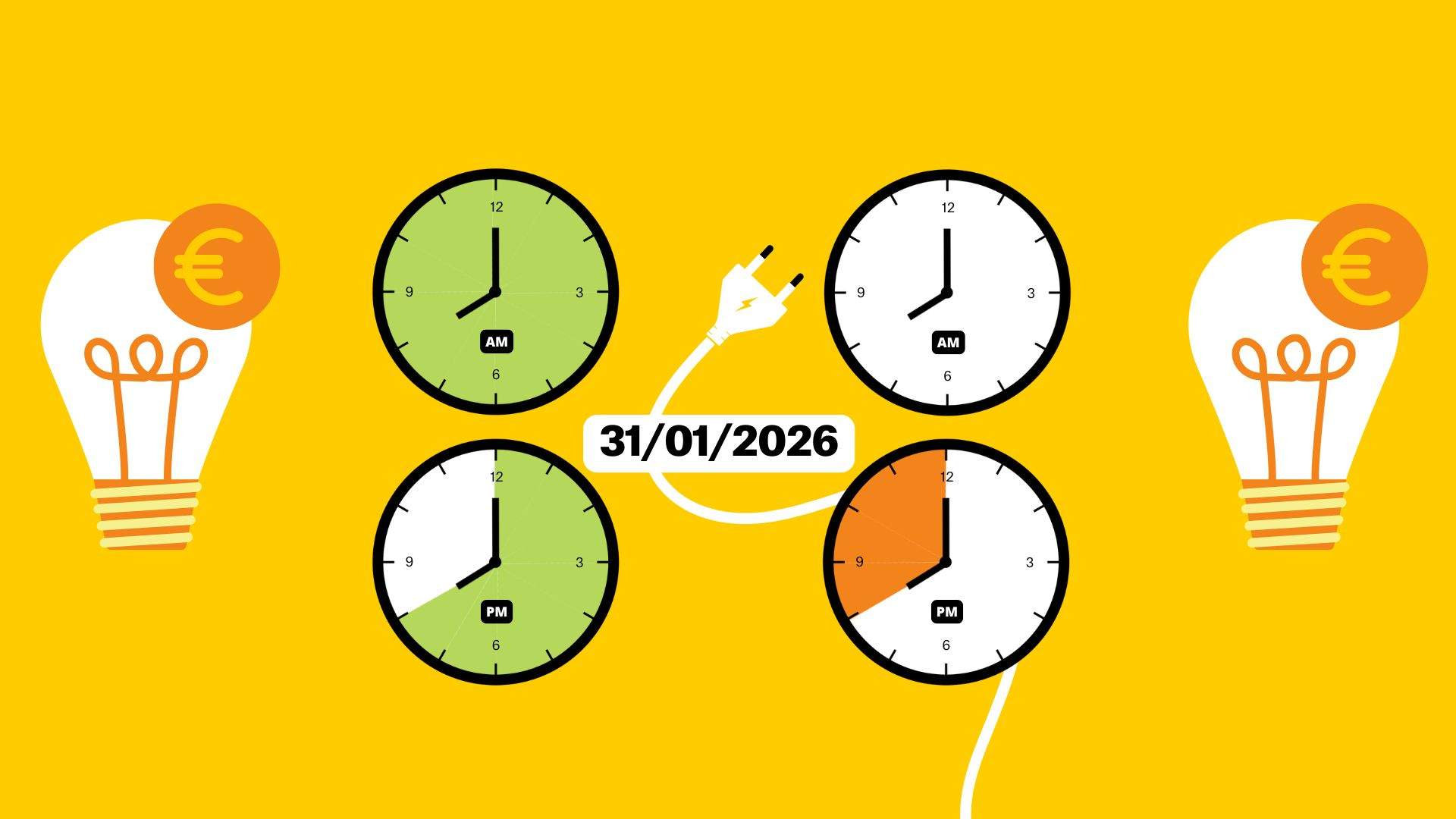 Preu de la llum d'avui, dissabte 31 de gener, per hores: quan és més barat posar la rentadora?