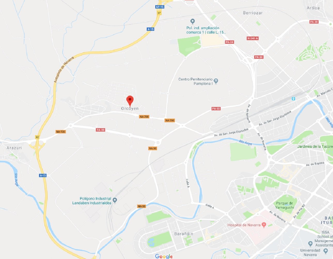 Dos personas mueren tiroteadas en la localidad de Orkoyen (Navarra)