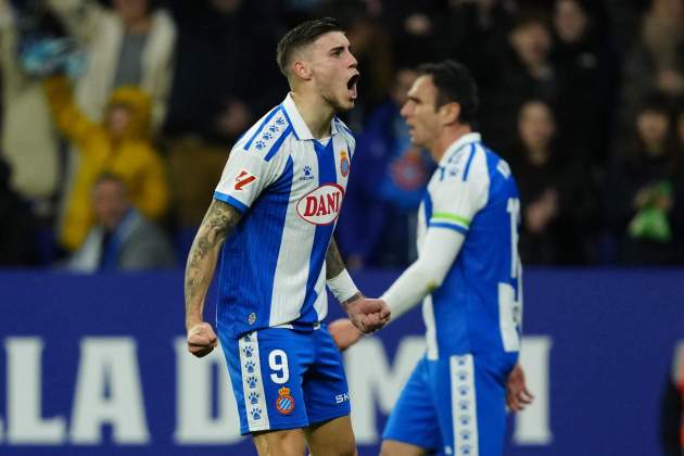 Roberto gol Espanyol Alabes / Foto: EFE Roberto gol Espanyol Alabes / Foto: EFE