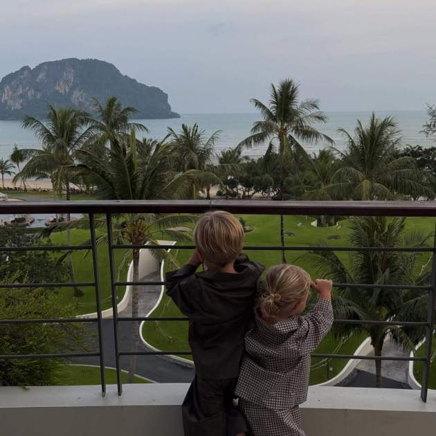 Liam i Madison, els dos fills de Christensen / Instagram Liam i Madison, els dos fills de Christensen / Instagram