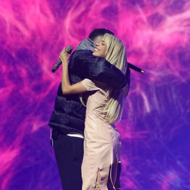 Bad Gyal y Morad actuando juntos en el Concierto-Manifiesto x Palestina / Instagram