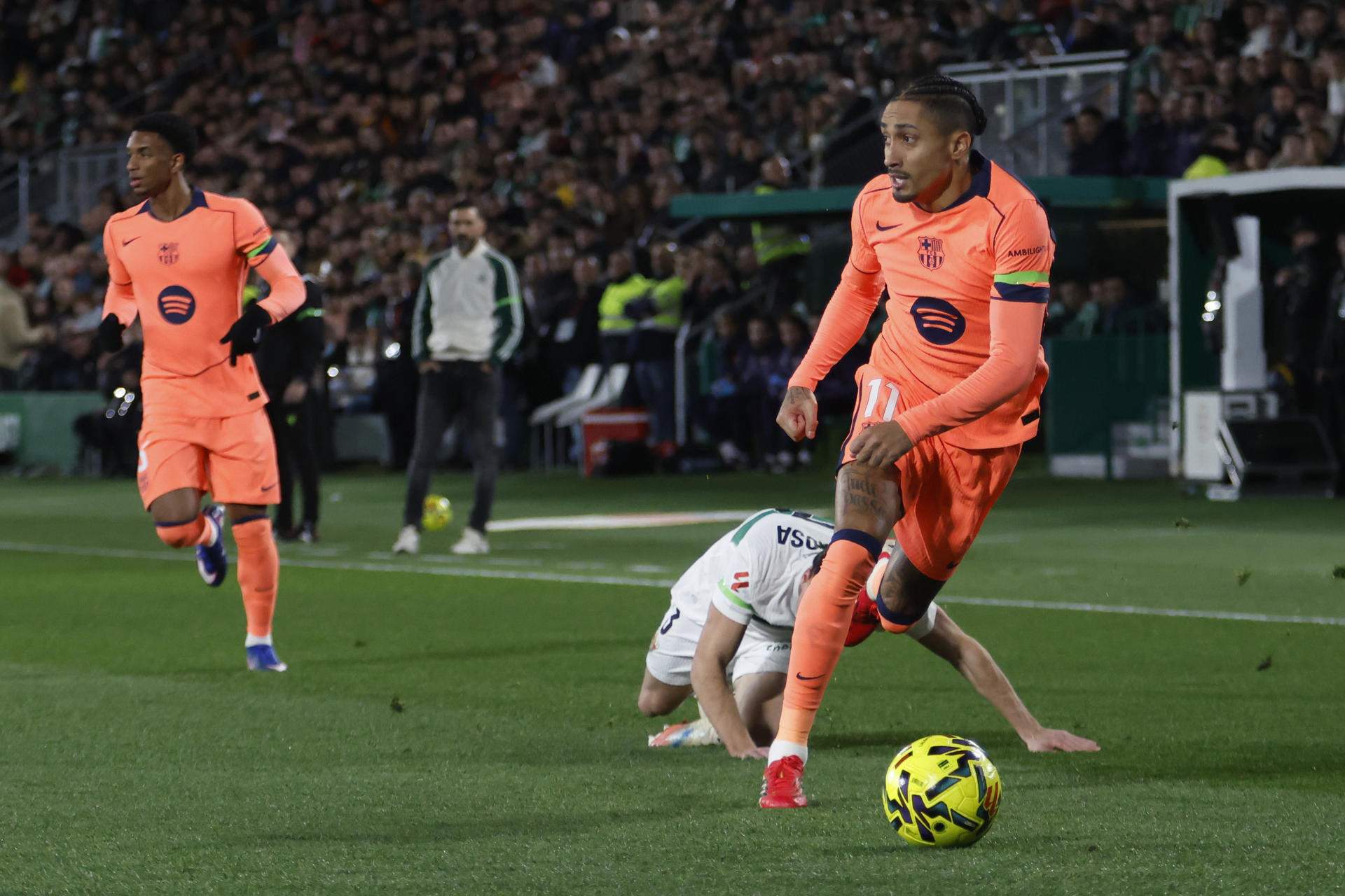 Falsa alarma al Barça: Raphinha i Kounde, sense lesió després de l'ensurt d'Elx