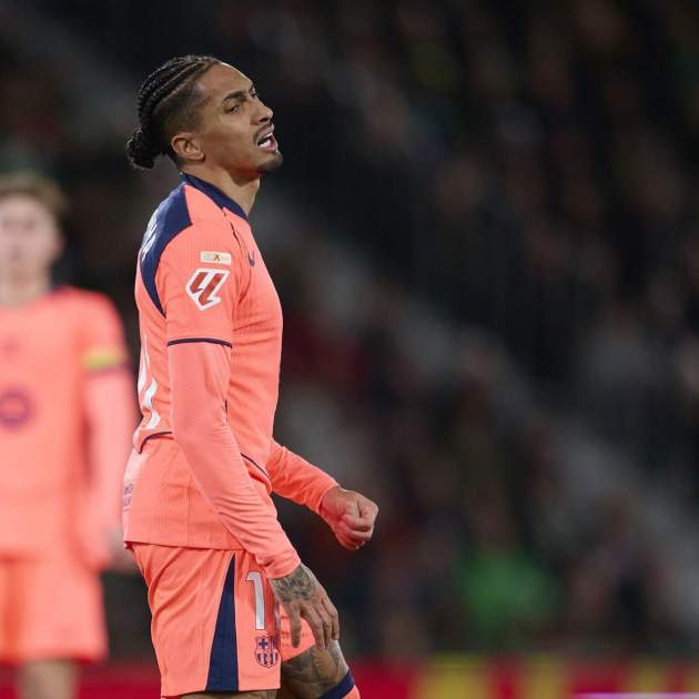 Raphinha, durant el partit del Barça al camp de l'Elx / Foto: Europa Press