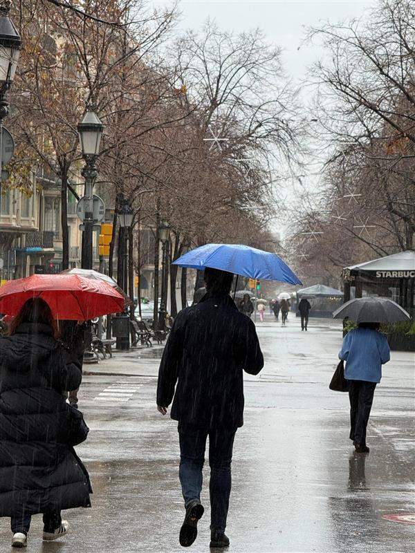 Canvi radical de temps a Catalunya per un front actiu amb ruixats intensos i nevades