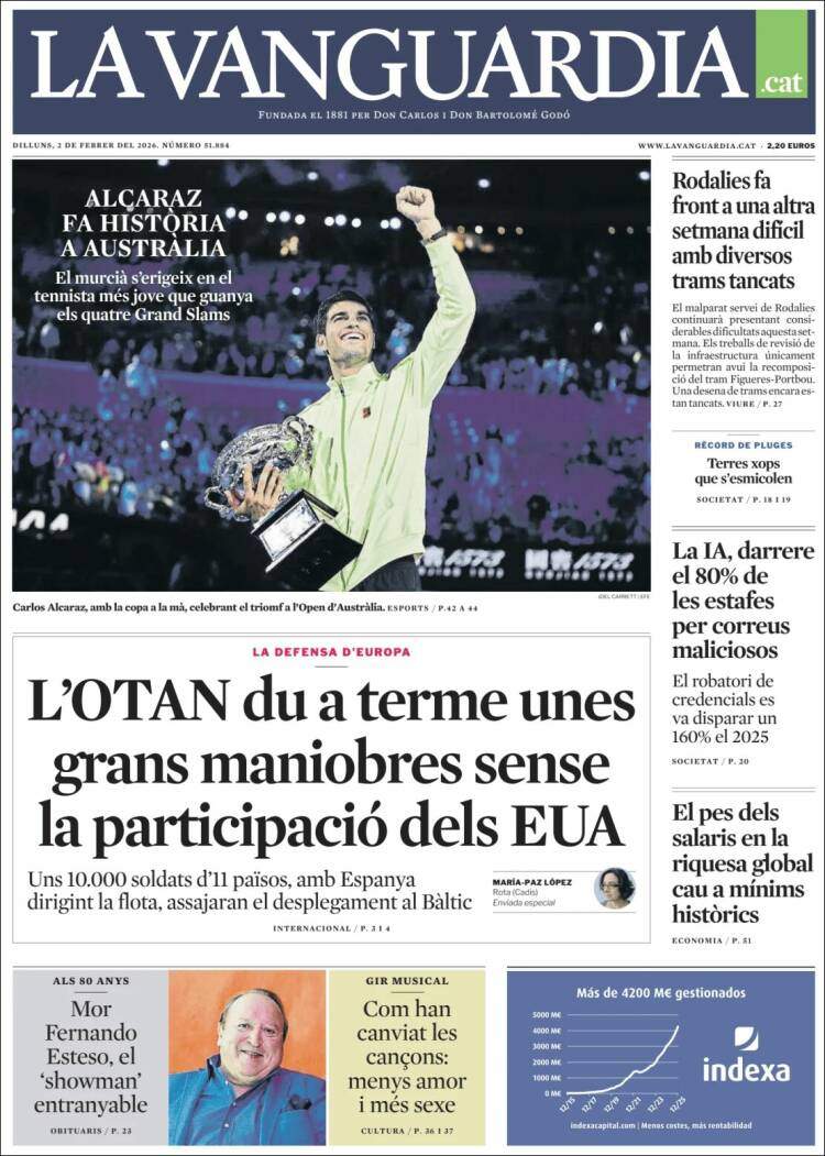 La Vanguardia, 2 febrer 2026