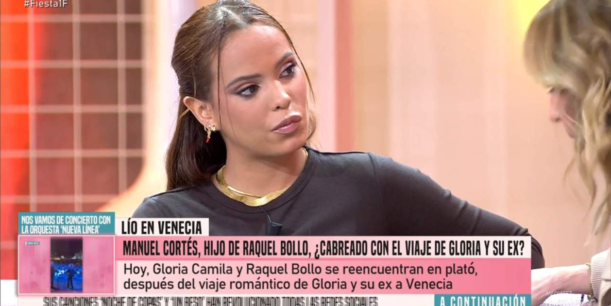 Gloria Camila enfadada a 'Fiesta'   Mediaset Infinity