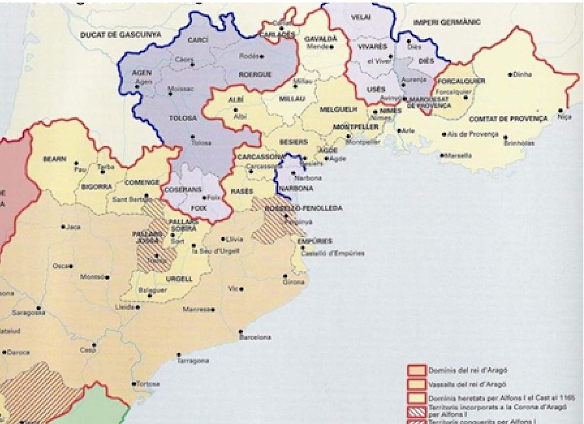 Se constituye la unión dinástica de Catalunya y Provenza