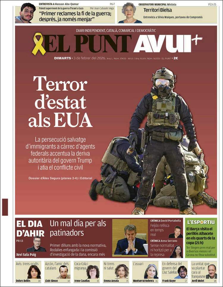 Punt Avui, 3 febrer 2026